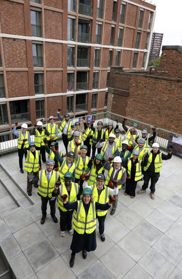 Wimbourne Street Visit With Mayor Of Hackney