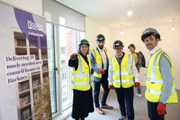 Mayor Of Hackney Being Shown Around Apartments